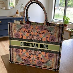 CHRISTIAN DIOR LARGE BOOK TOTE